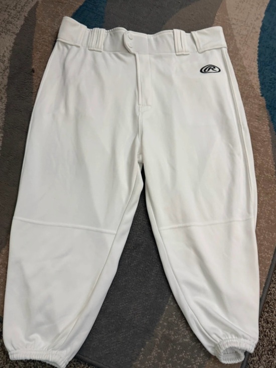 Rawlings Other - Rawlings White Baseball/Kicking Pants with Elastic Ankles